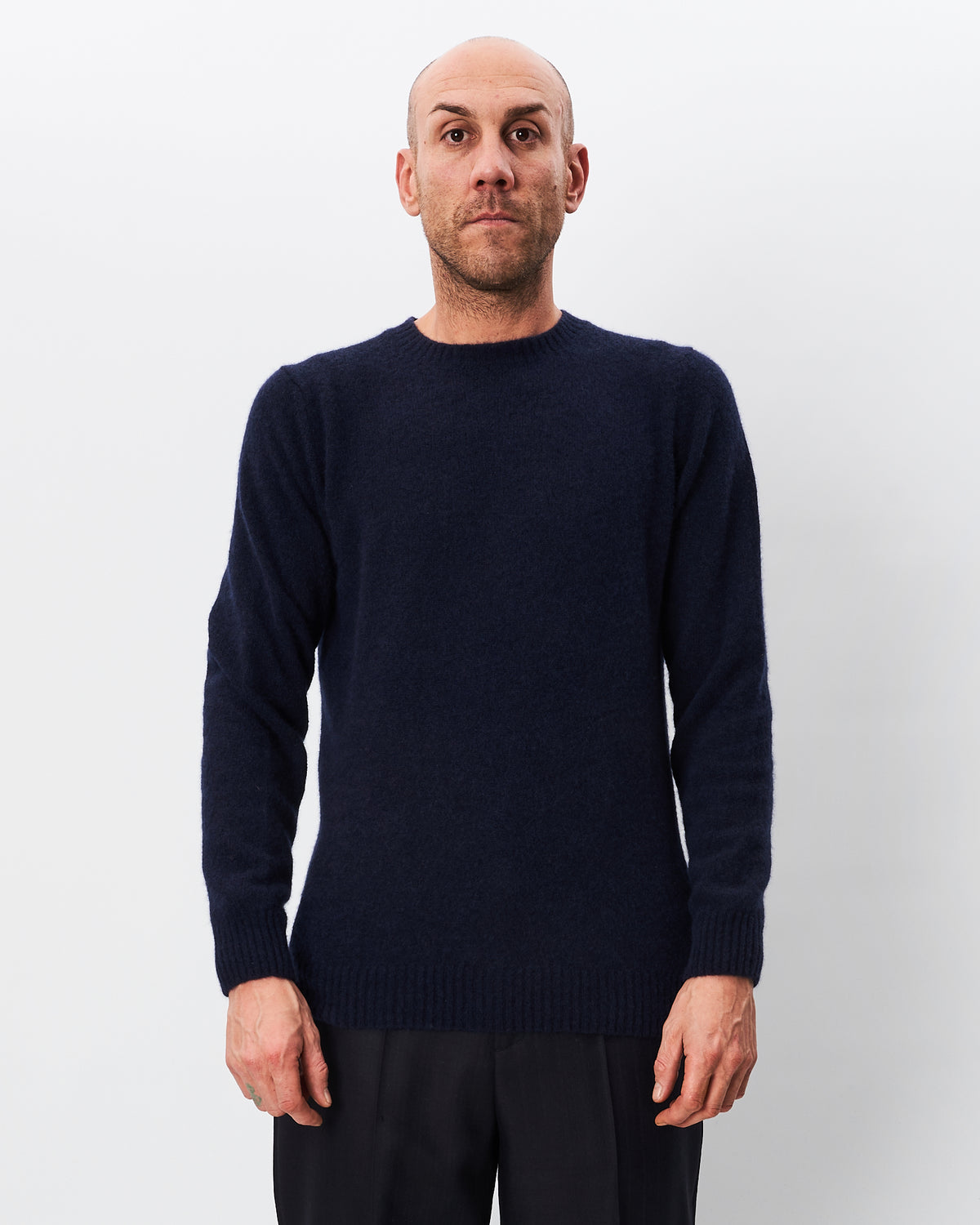 Filippo De Laurentiis maglia blu in cachemere