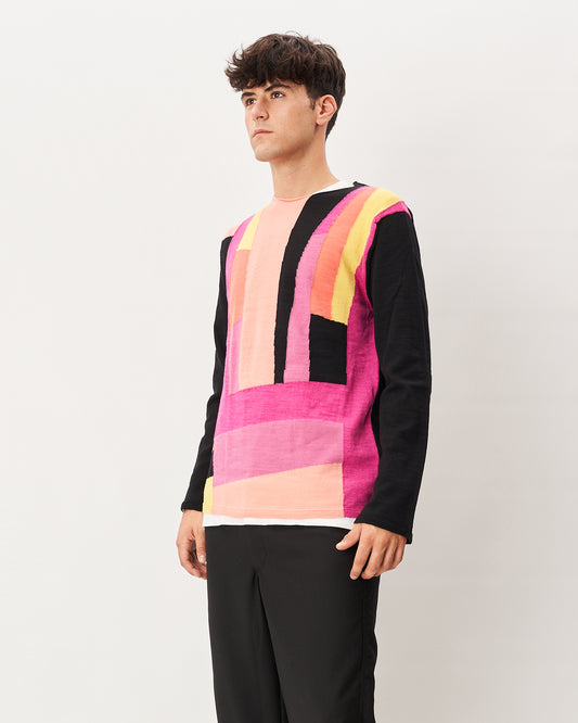 Comme des Garçons maglia intarsi multicolor