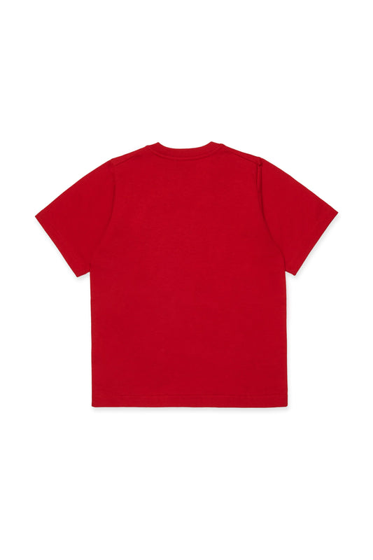DSQUARED2 T-shirt in jersey con patch Bear