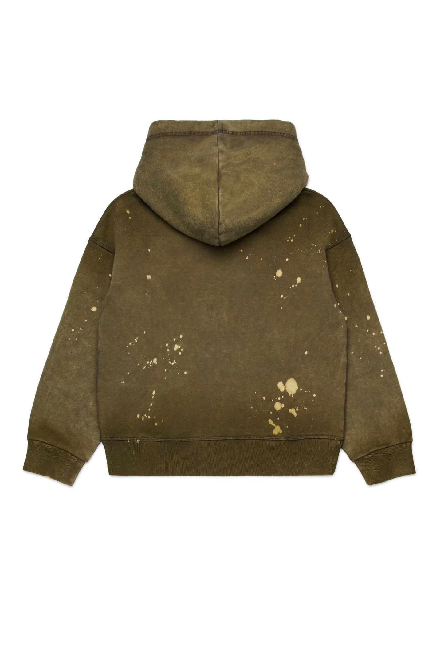 DSQUARED2 Felpa con cappuccio effetto vintage