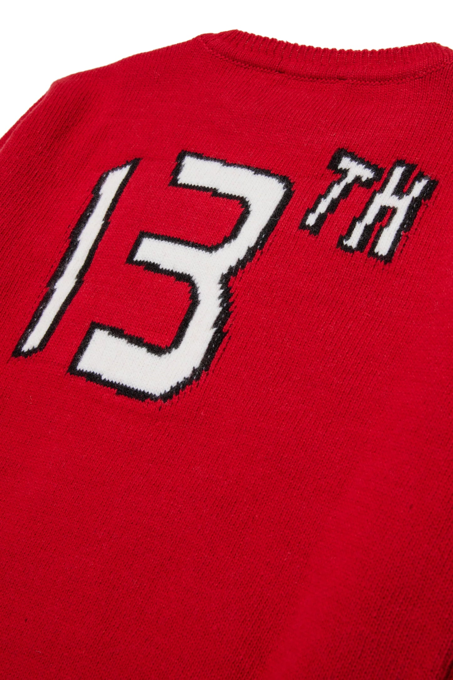 DSQUARED2 Pullover in misto lana con lettering