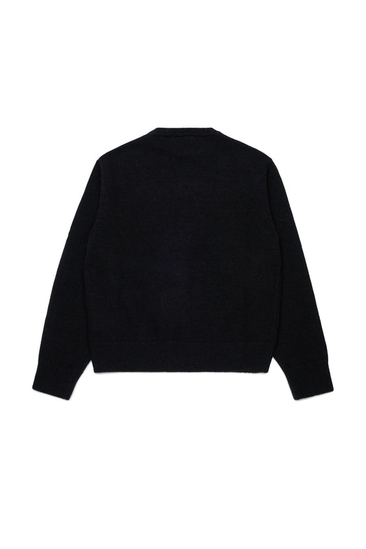 DSQUARED2 Pullover in misto lana con grafica Bear