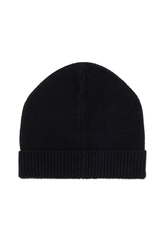DSQUARED2 Berretto beanie in misto lana con logo DSQ2