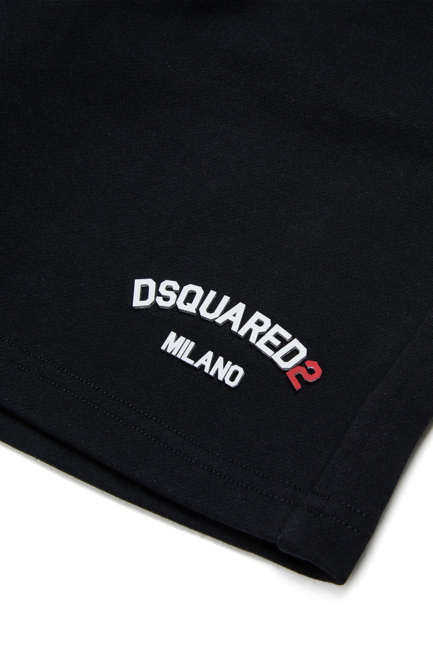 Dsquared2 bermuda nere in felpa