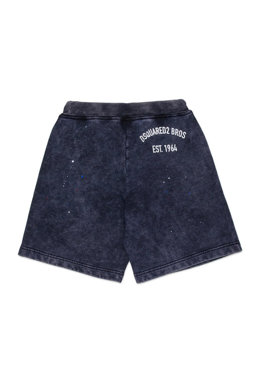 DSQUARED2 Shorts in felpa con logo