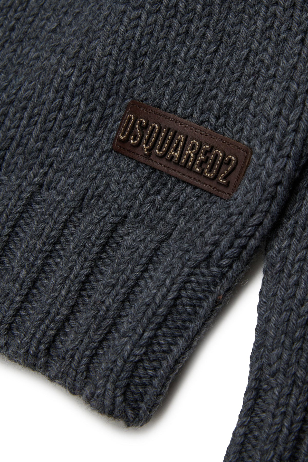 DSQUARED2 Maglione girocollo jacquard norvegese grigio