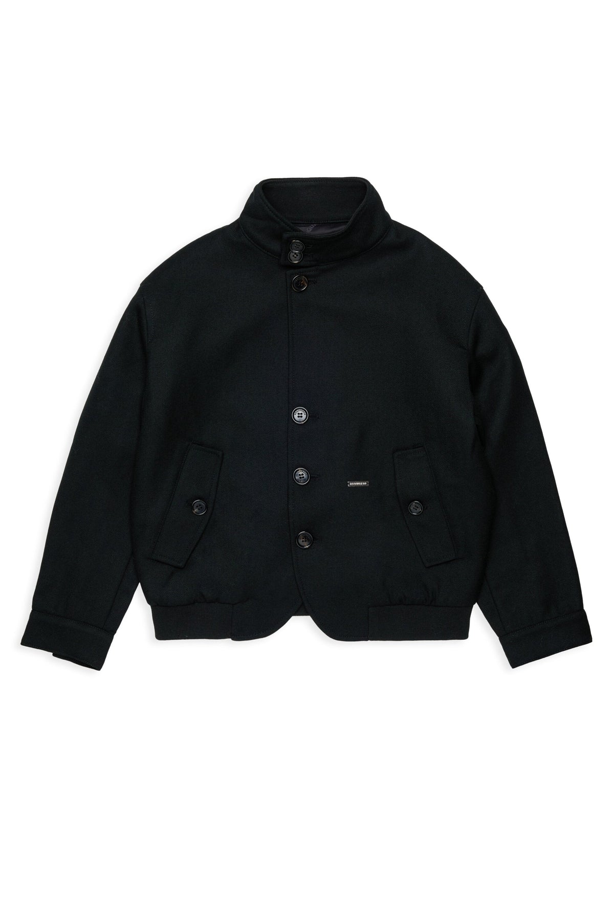 DSQUARED2 Giacca corta nera con logo