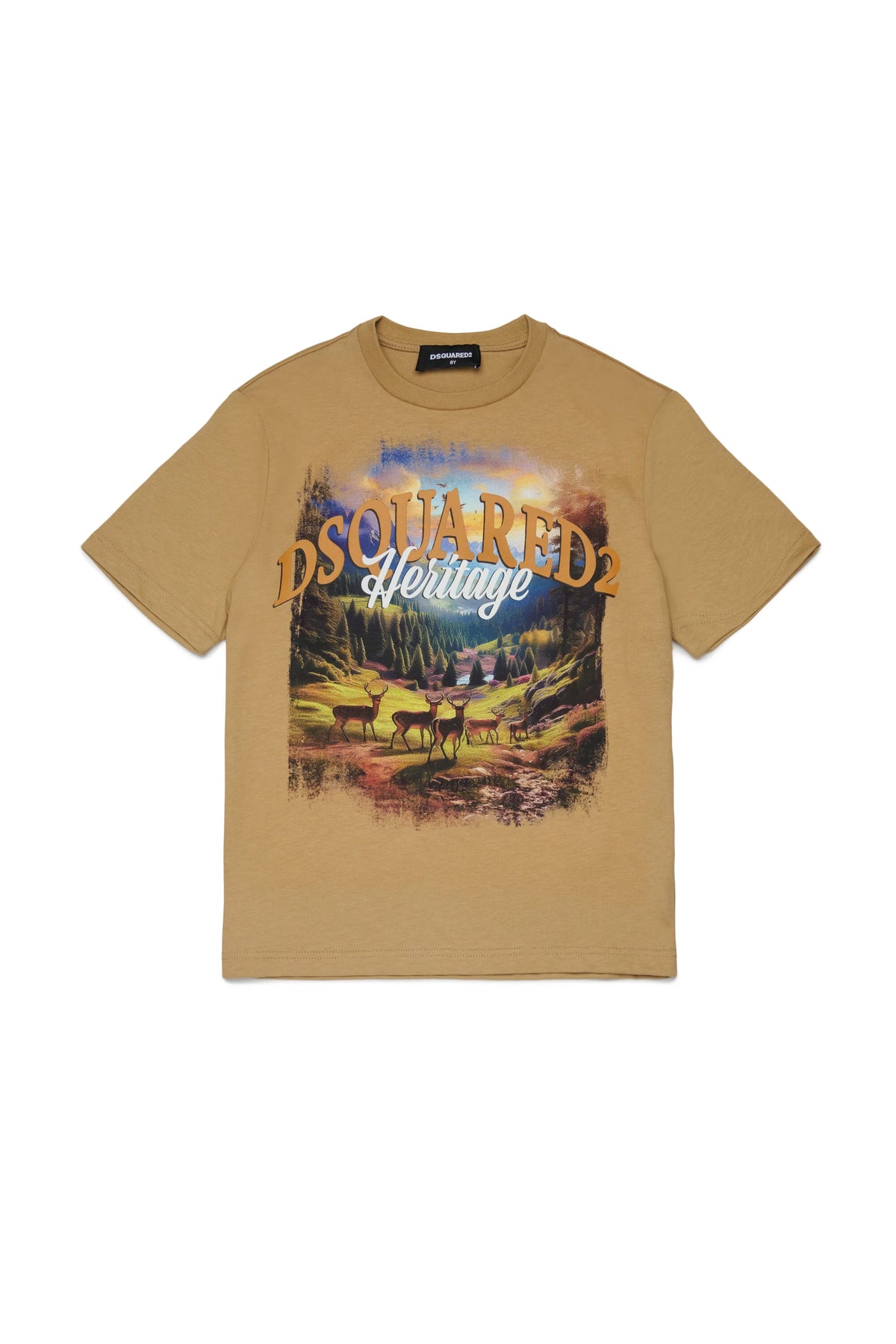 DSQUARED2 T-shirt con stampa natura.
