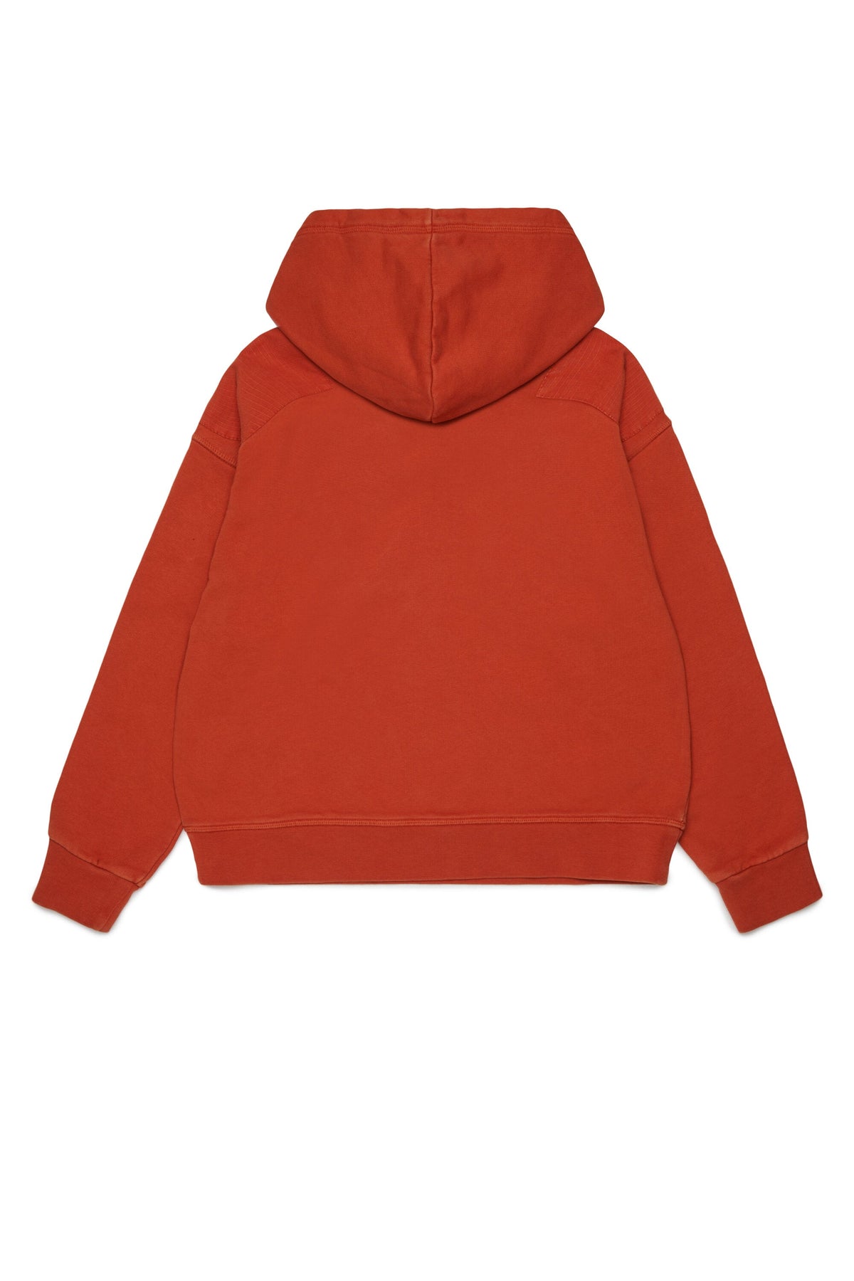 DSQUARED2 Felpa con cappuccio ruggine con logo