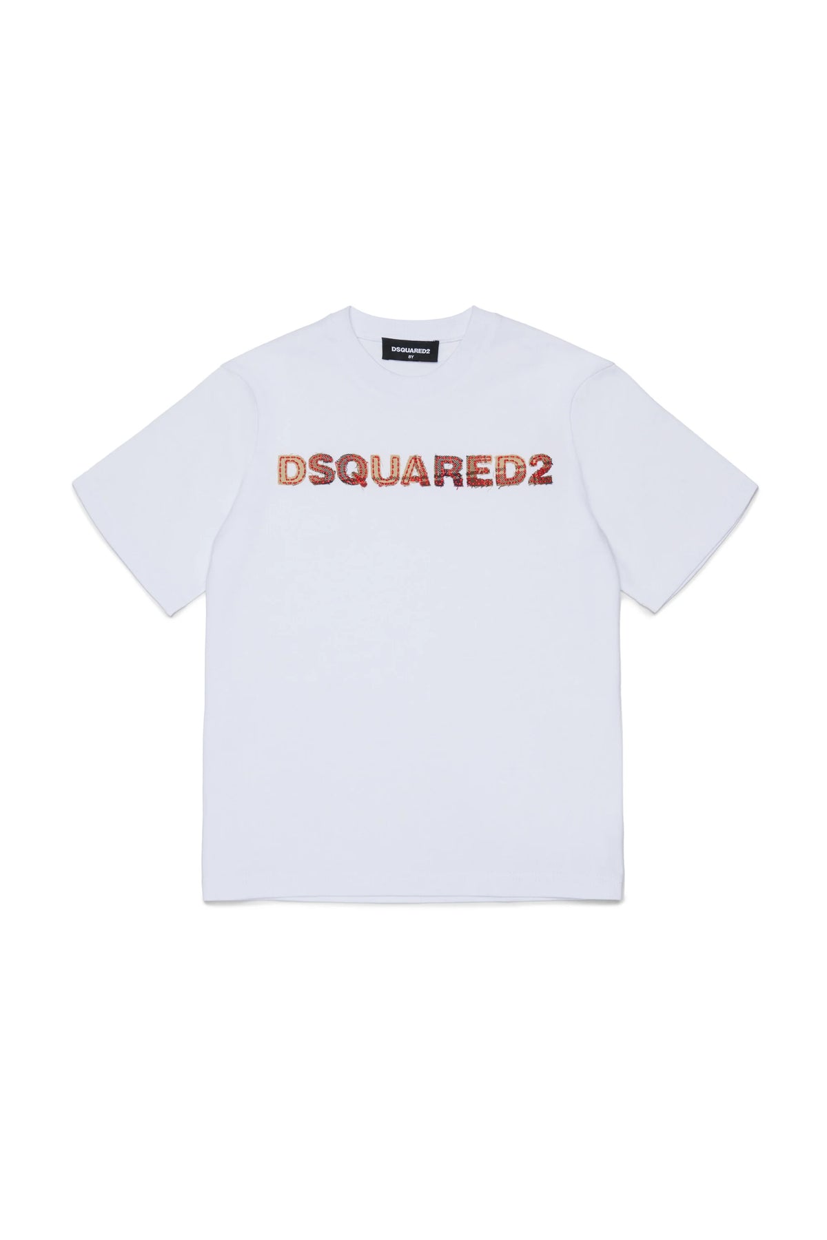 DSQUARED2 T-shirt con logo scozzese
