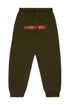DSQUARED2 Pantalone in felpa verde militare con logo
