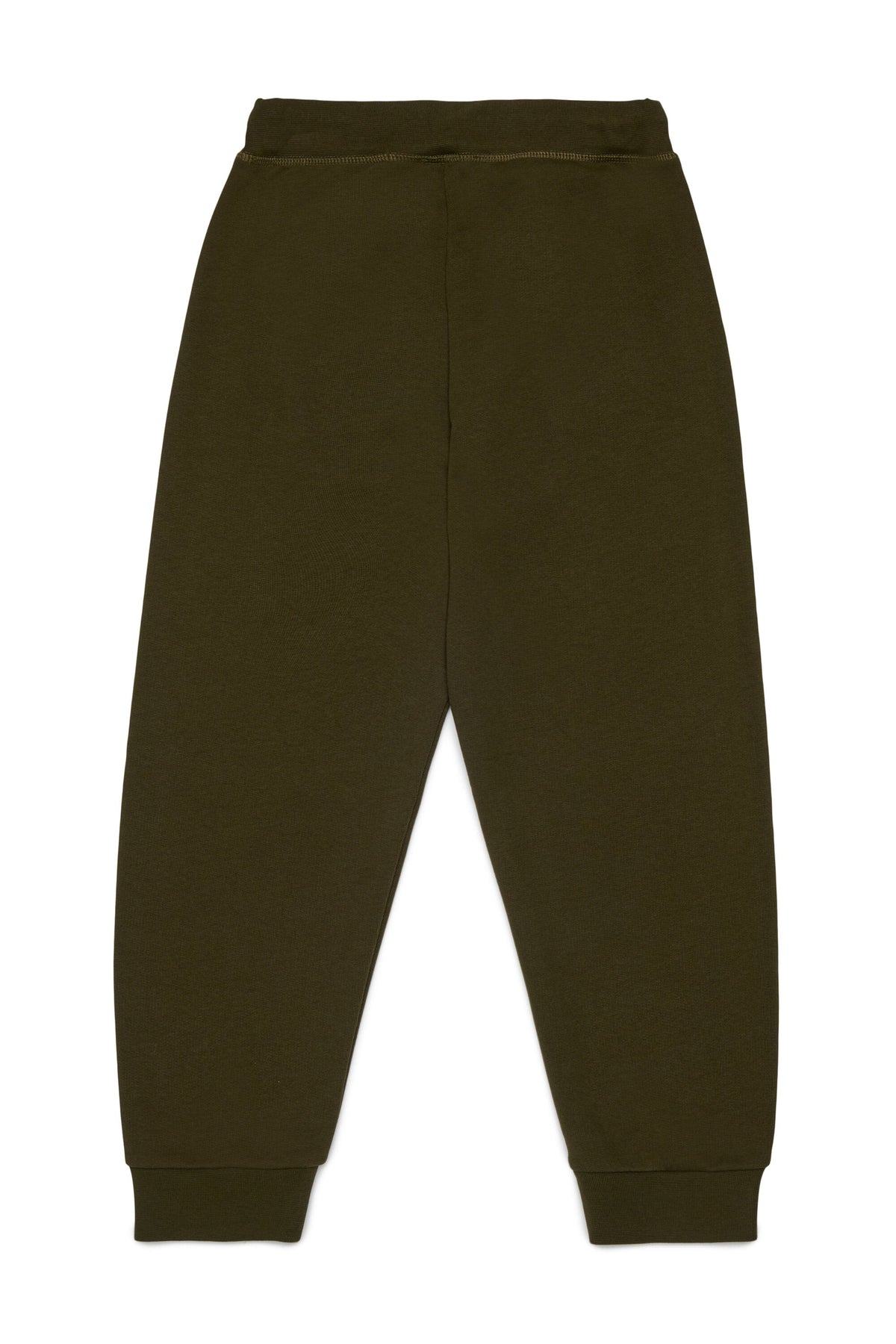 DSQUARED2 Pantalone in felpa verde militare con logo