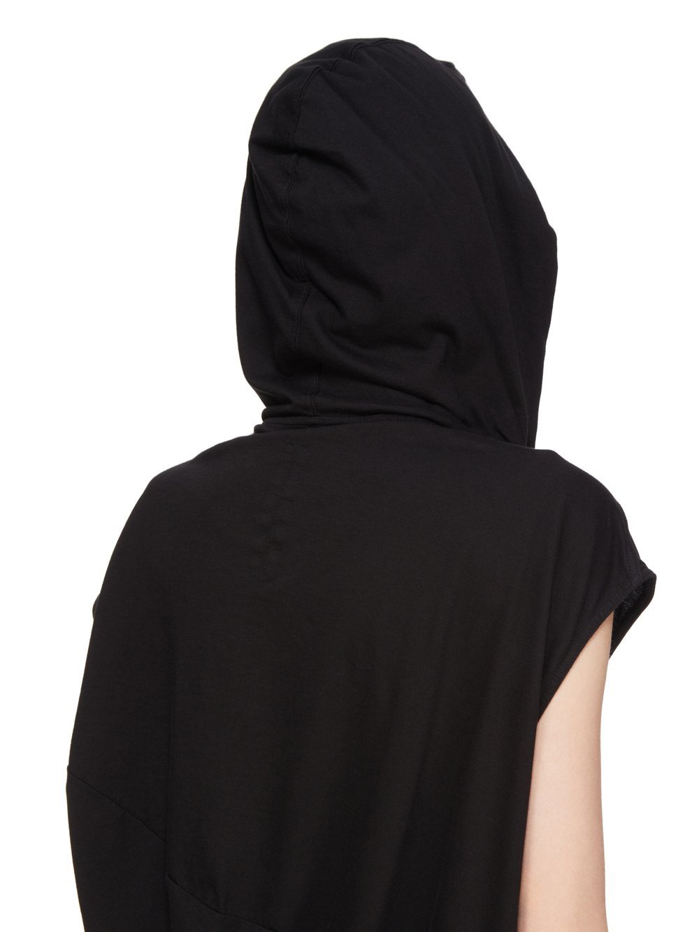 Rick Owens abito lungo nero in jersey