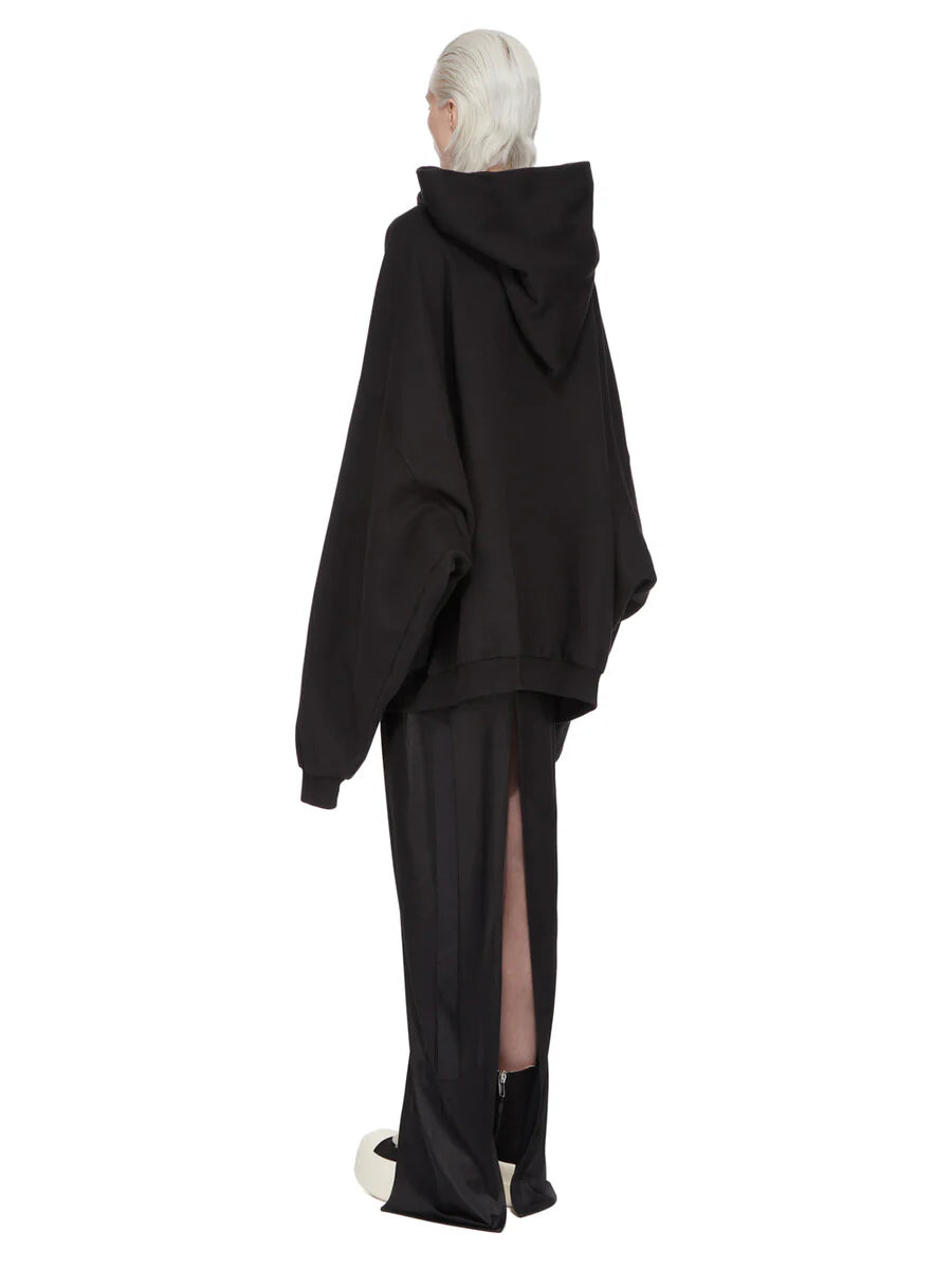 Rick Owens mega felpa aperta nera