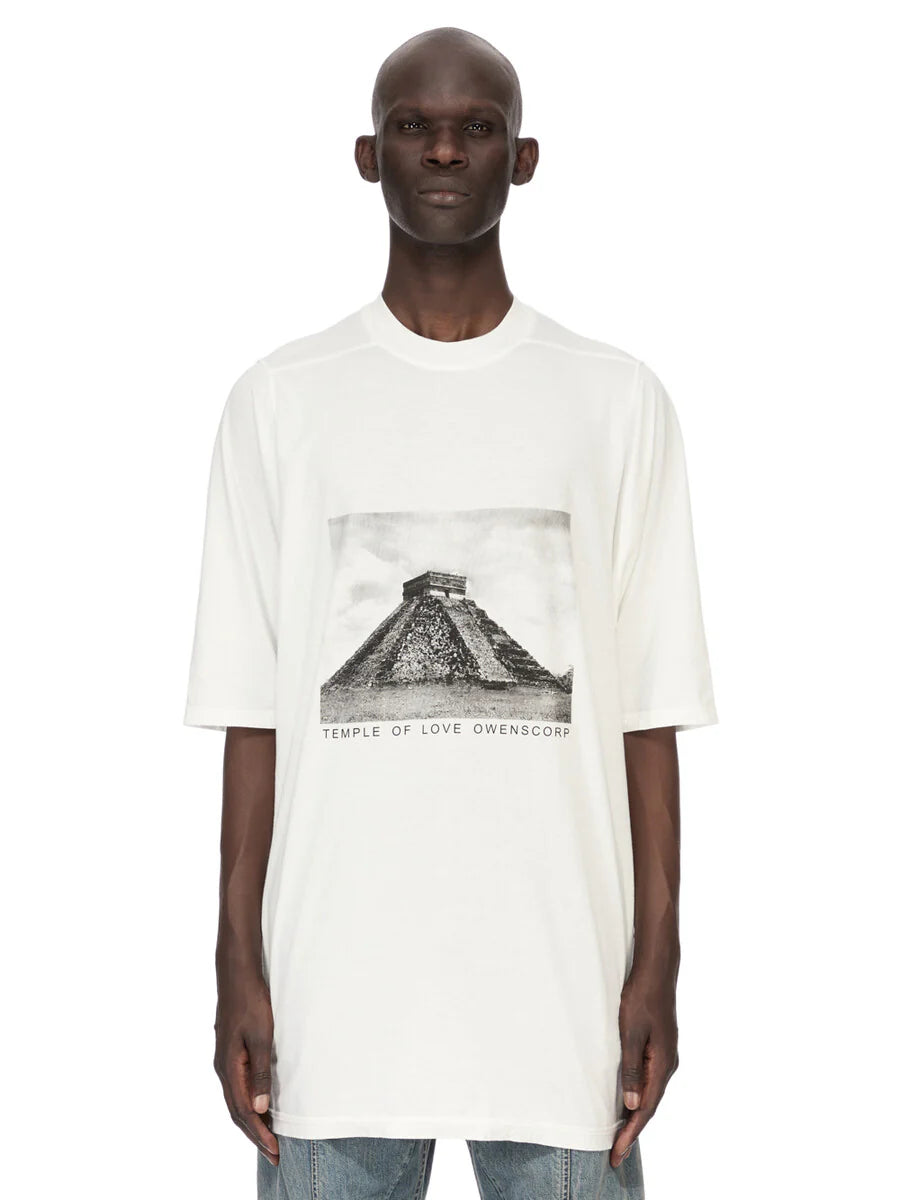 Rick Owens t-shirt jumbo bianca