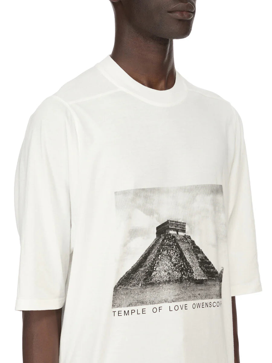 Rick Owens t-shirt jumbo bianca