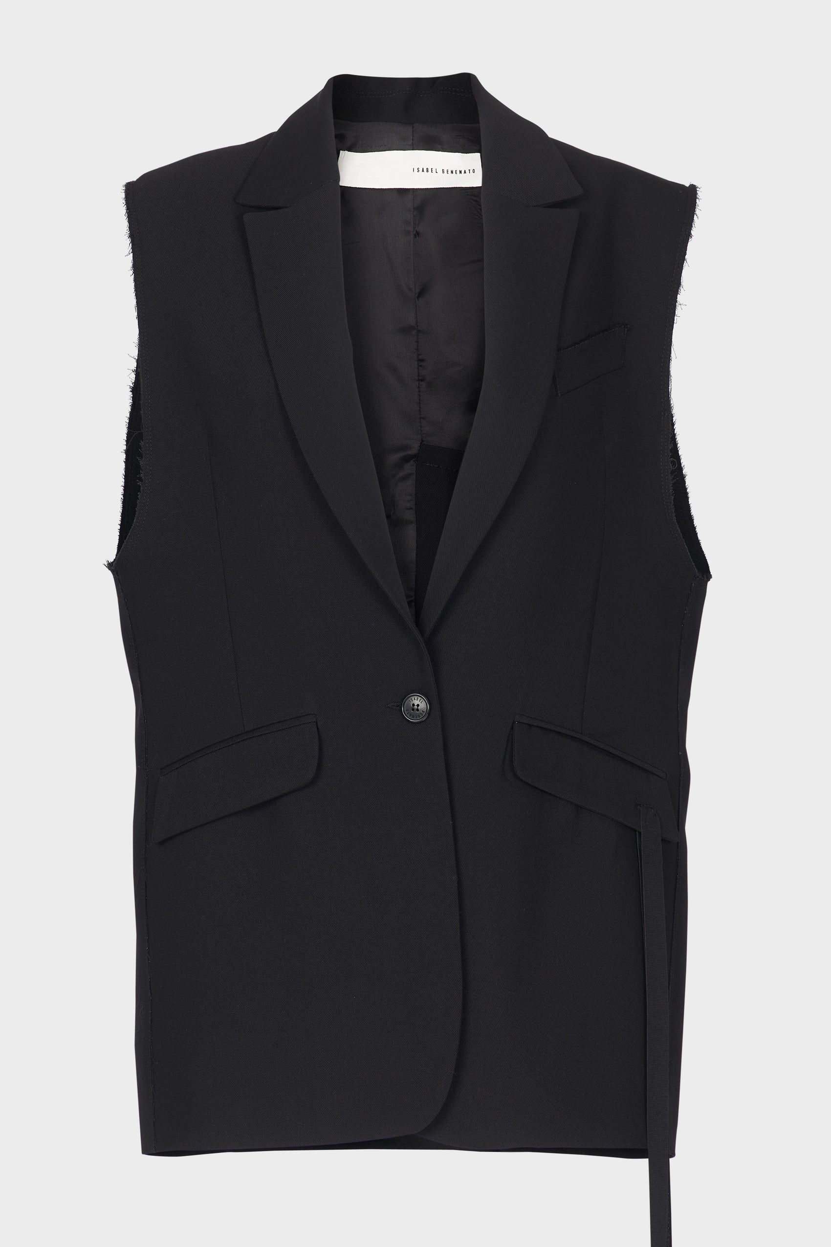 Isabel Benenato giacca senza maniche
