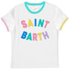 MC2 Saint Barth t-shirt bianca logo multicolor