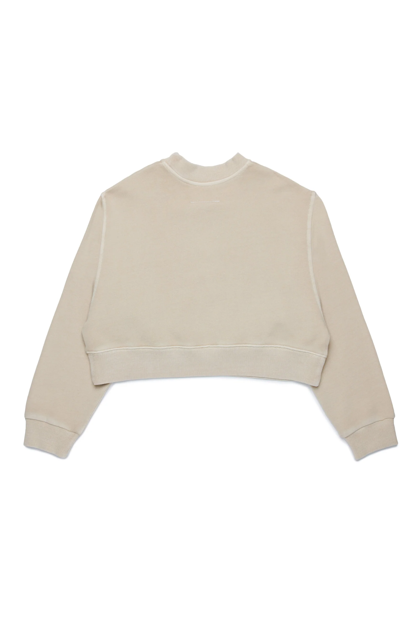 MM6 for Kids felpa beige cropped