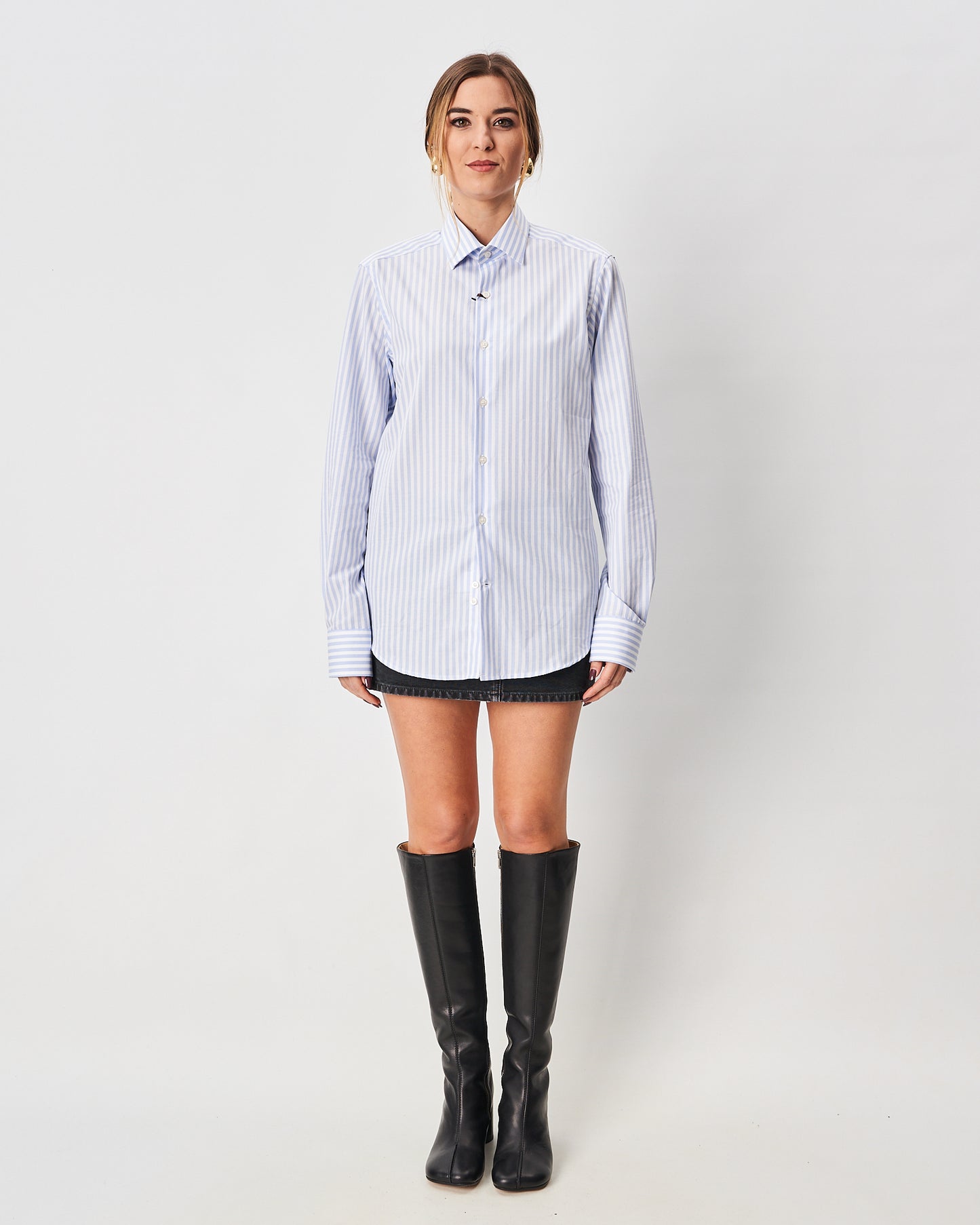 Ghirardelli camicia righe larghe