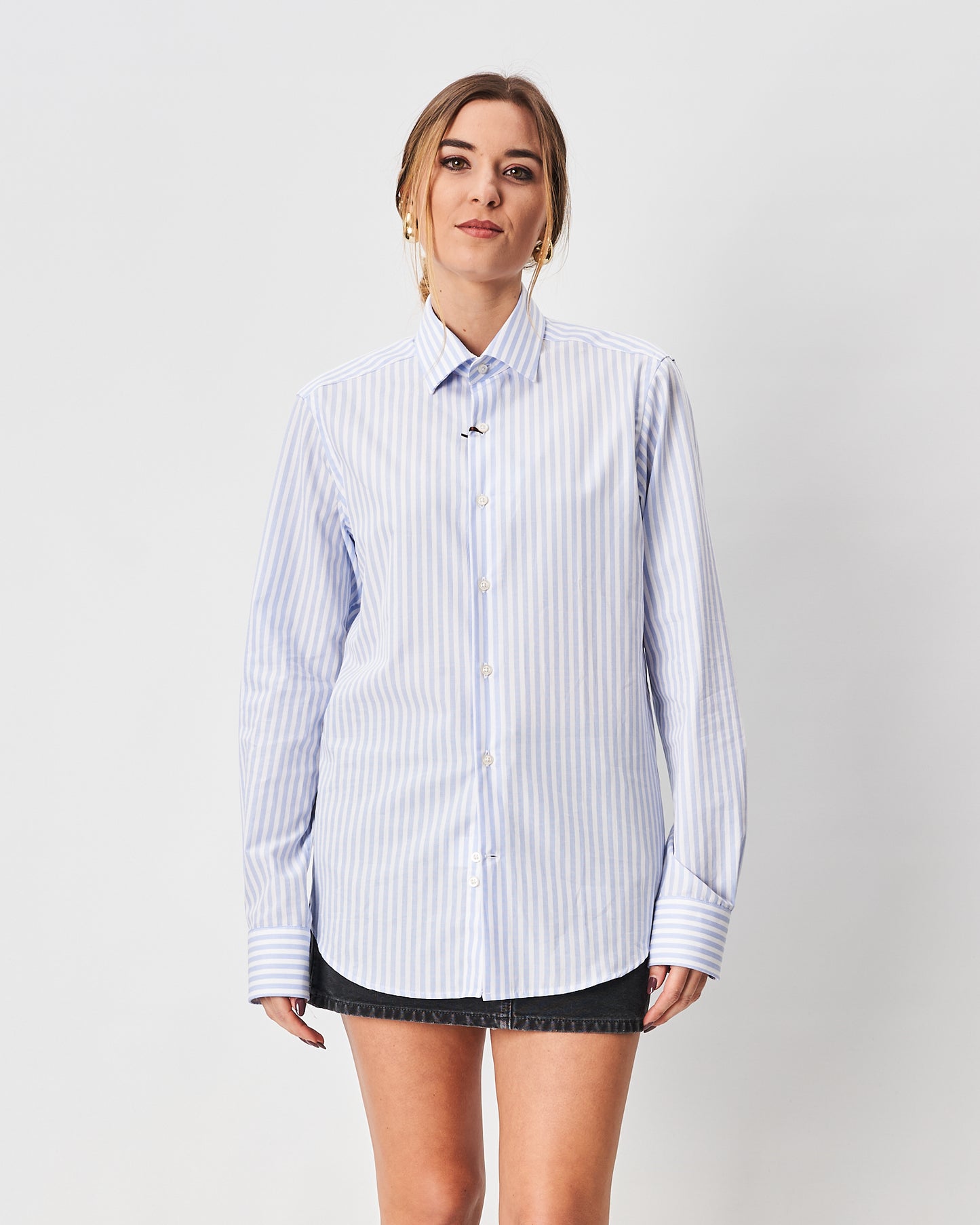 Ghirardelli camicia righe larghe