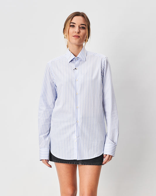Ghirardelli camicia righe larghe