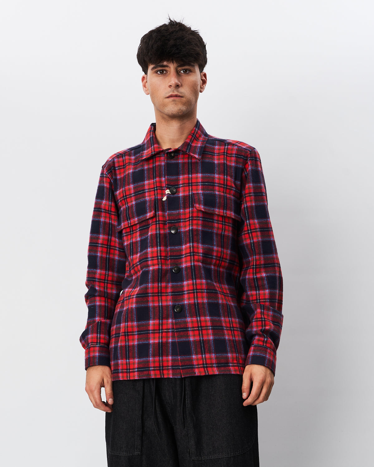 Guy Rover camicia rossa a quadri