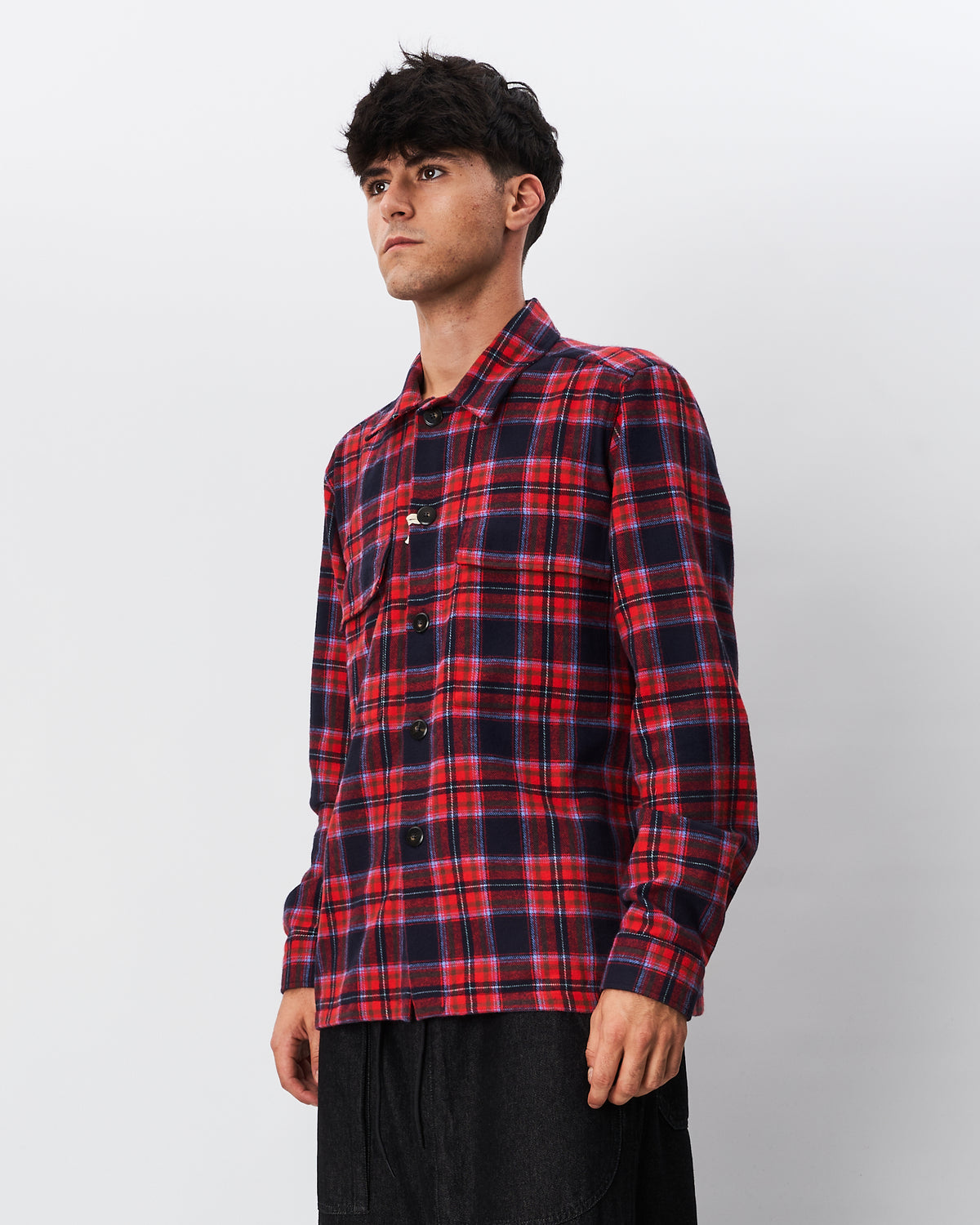 Guy Rover camicia rossa a quadri