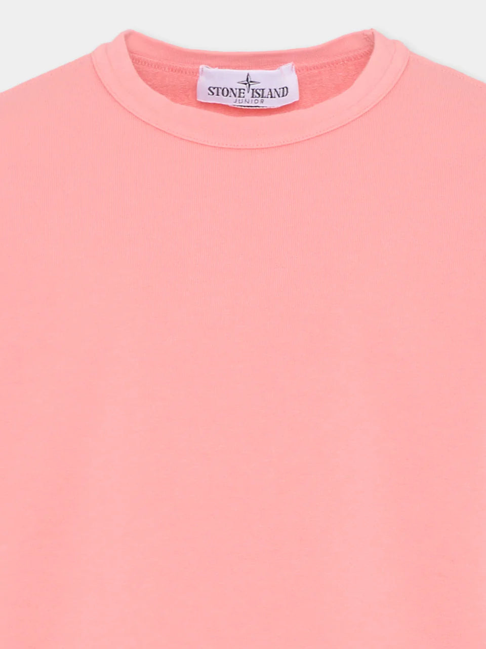 Stone Island Felpa girocollo rosa corallo