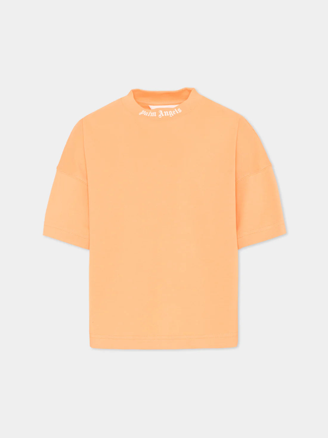 Palm Angels t-shirt arancione overlogo