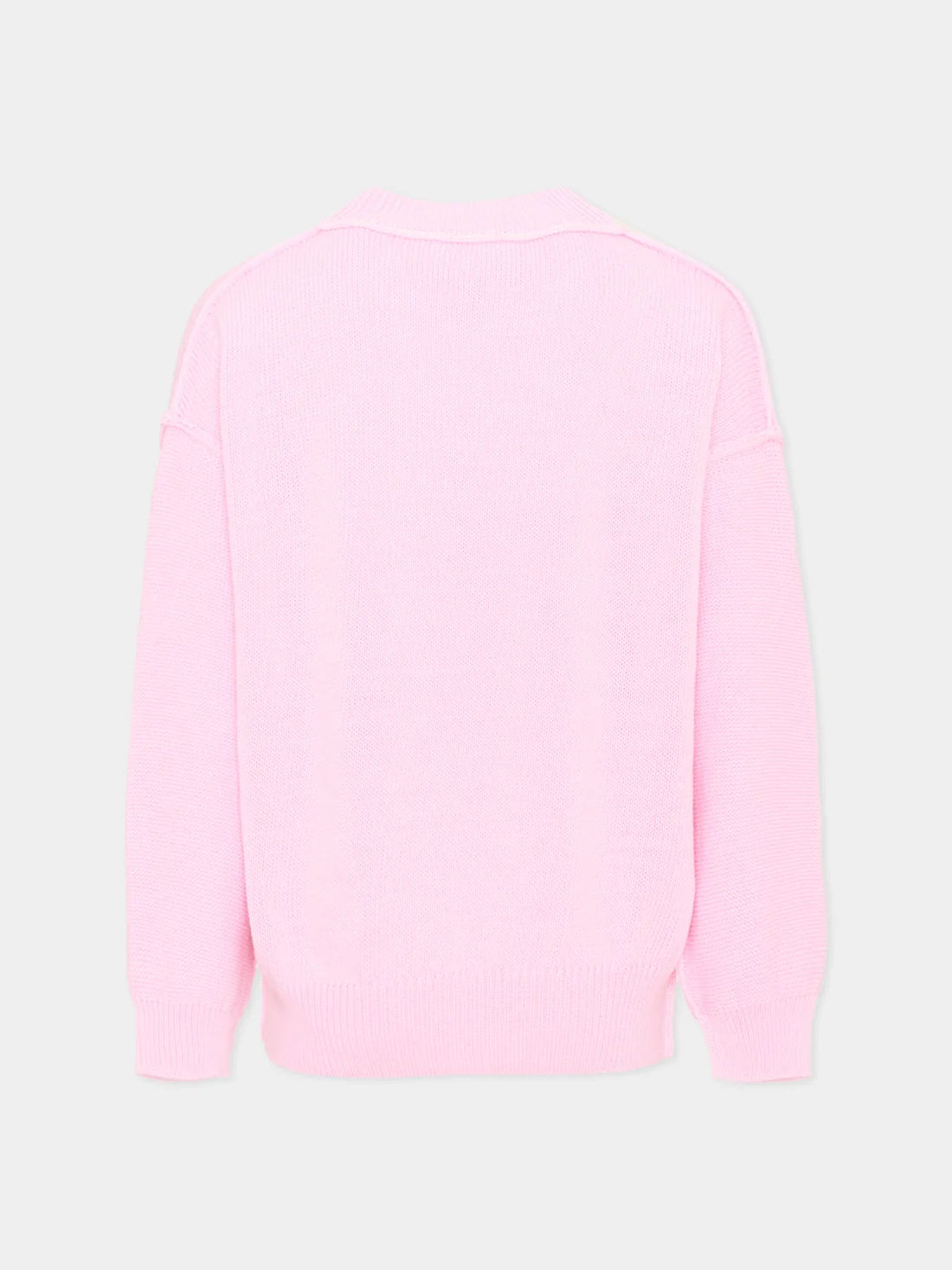 Palm Angels Kids maglia rosa orsetto decapitato