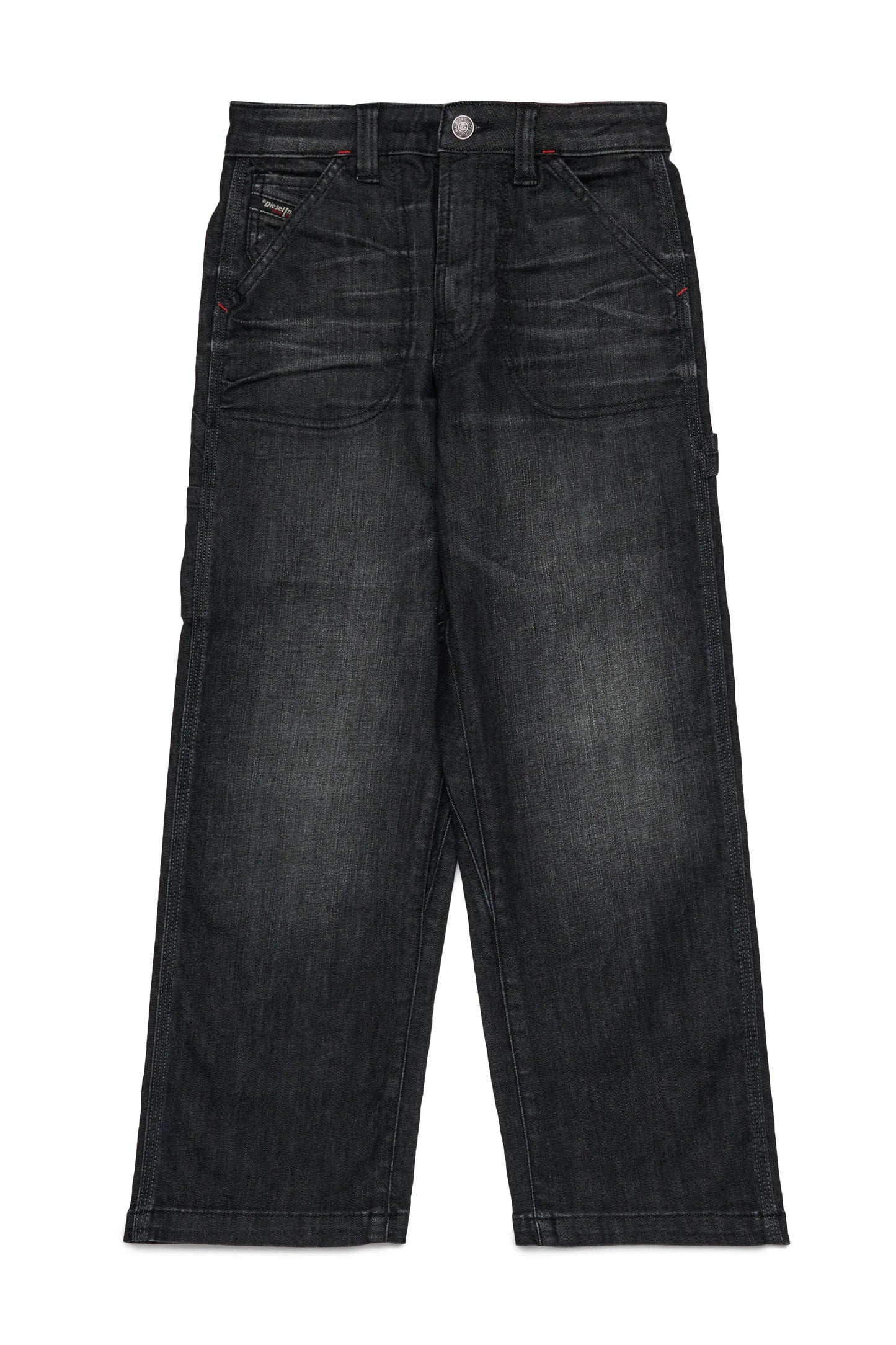 Diesel Jeans relaxed nero effetto vissuto - D-Bart