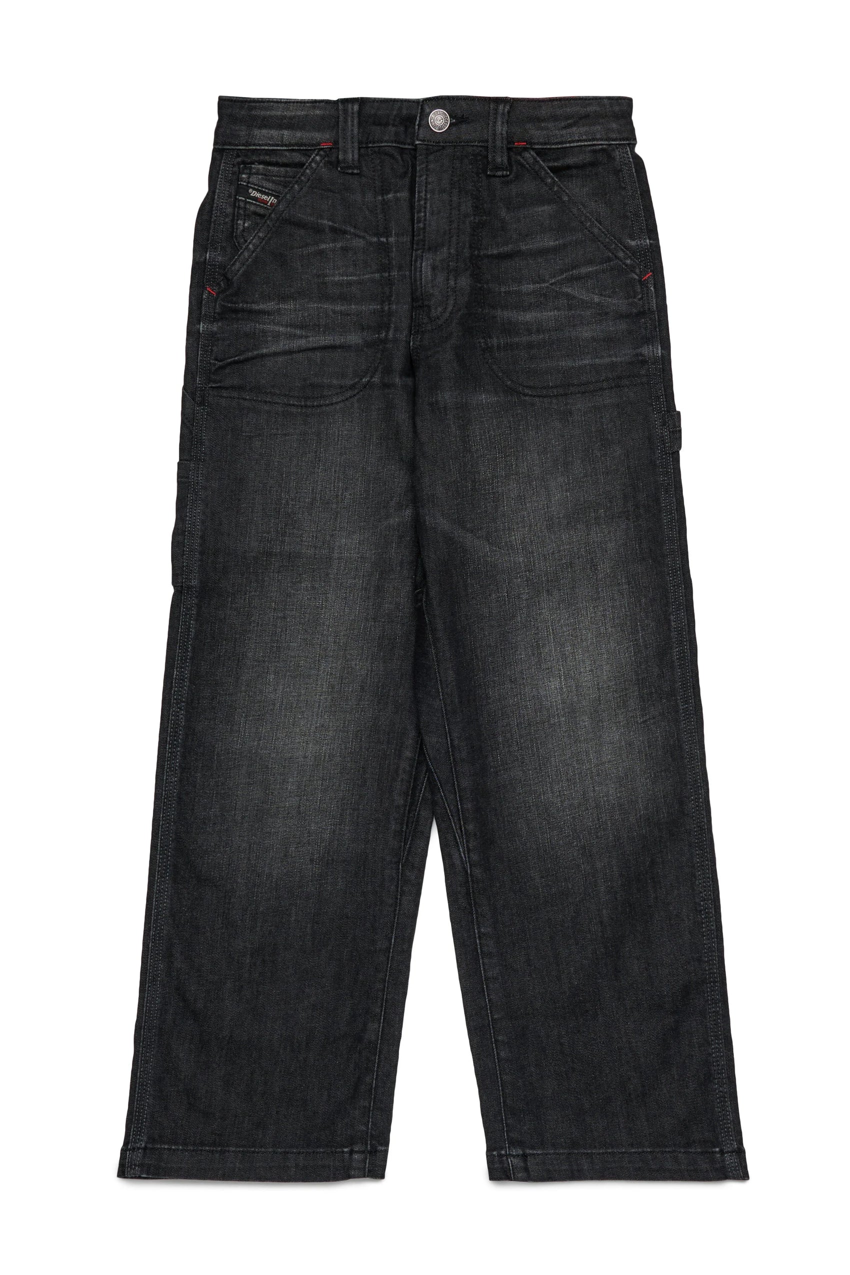 Diesel Jeans relaxed nero effetto vissuto - D-Bart