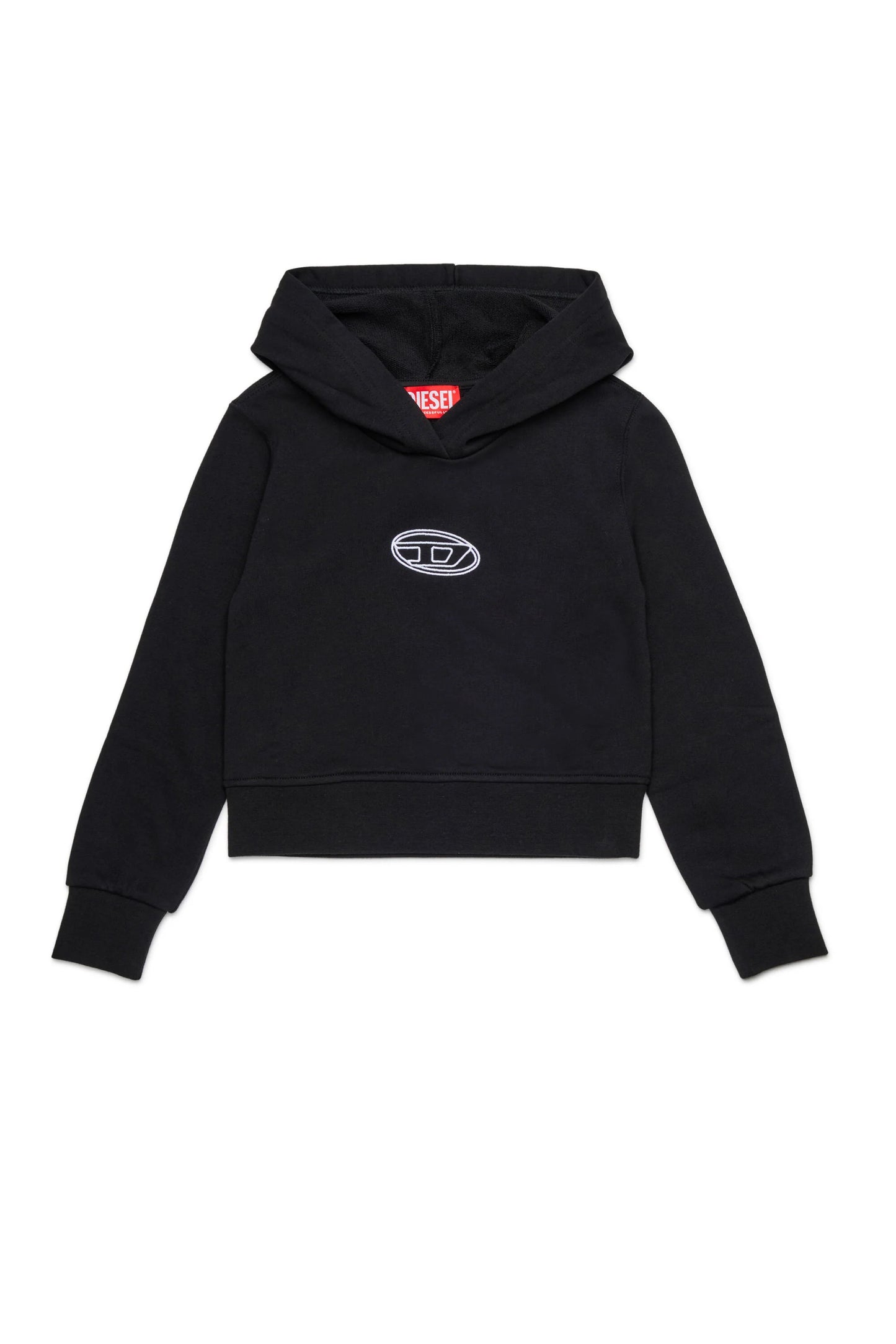 DIESEL Felpa con cappuccio cropped