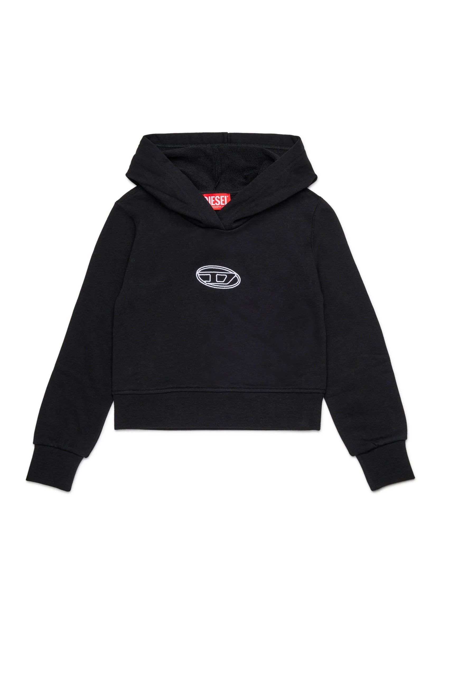 DIESEL Felpa con cappuccio cropped