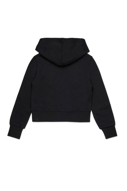 DIESEL Felpa con cappuccio cropped