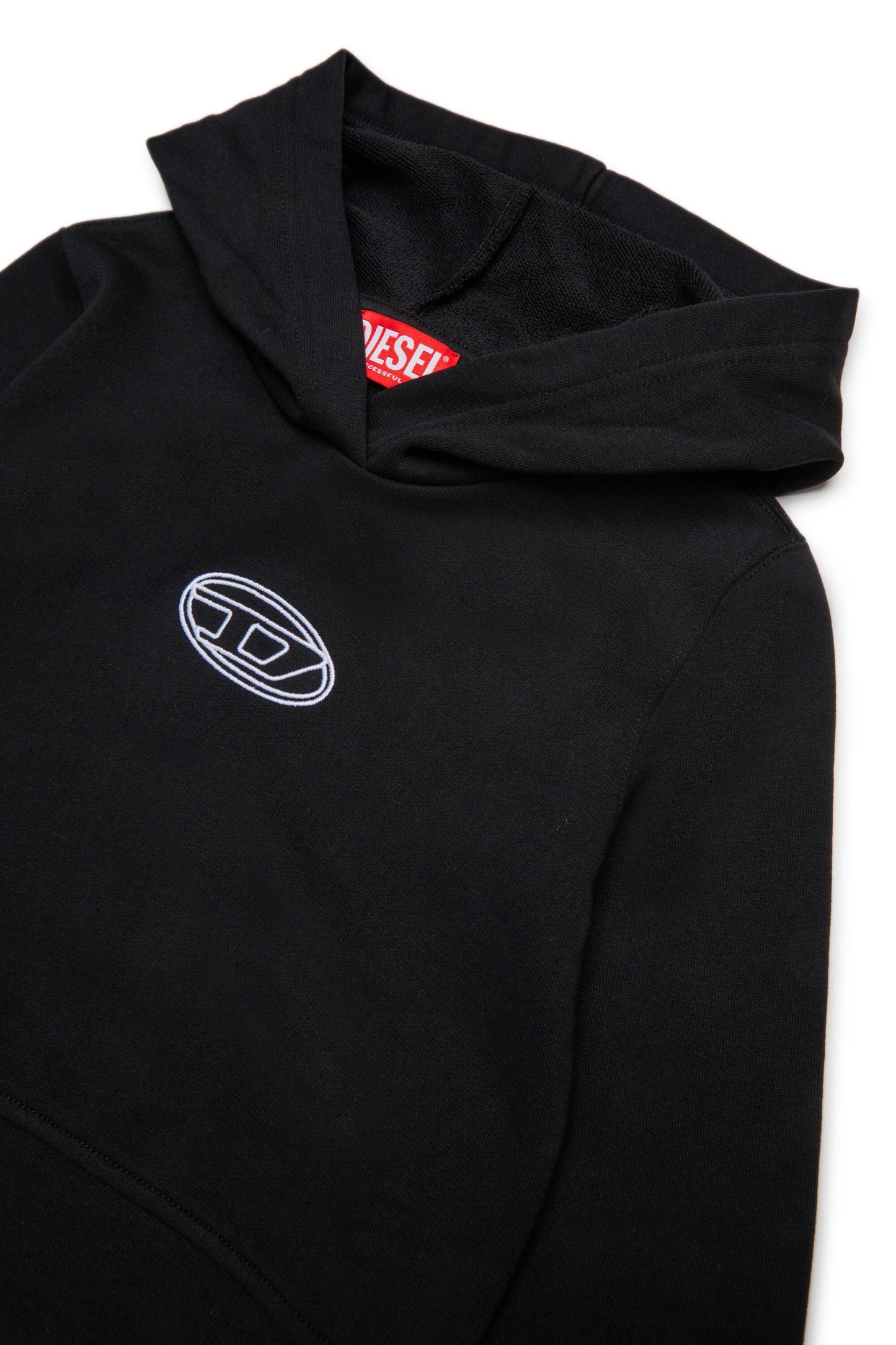 DIESEL Felpa con cappuccio cropped