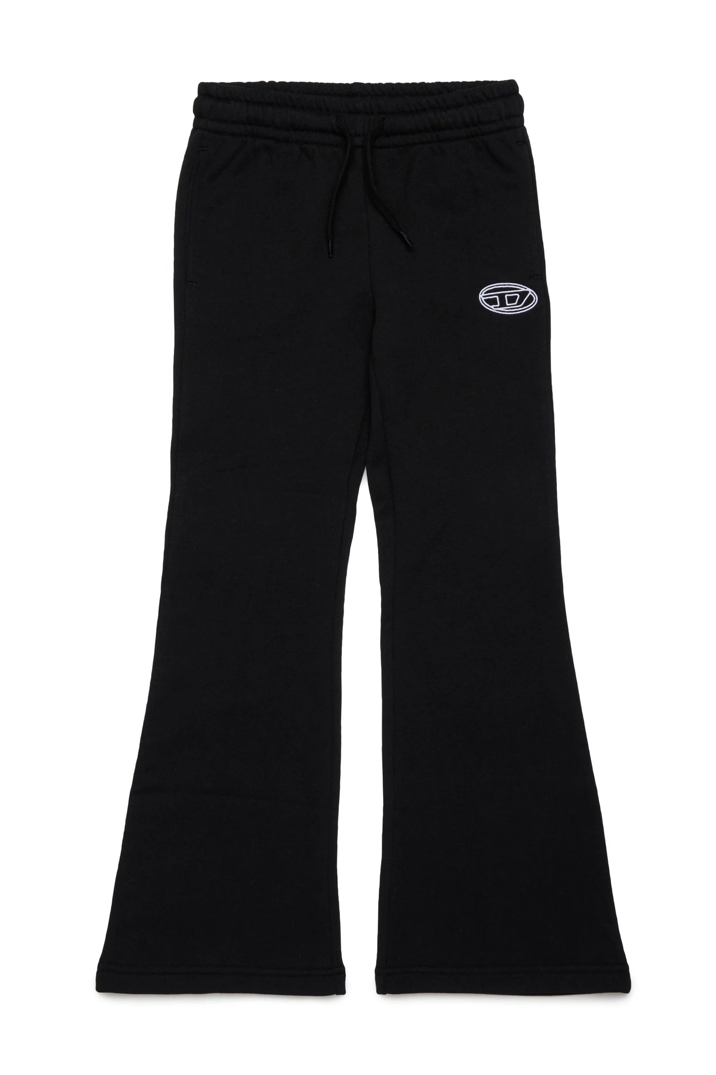 Pantaloni bootcut con logo Oval D