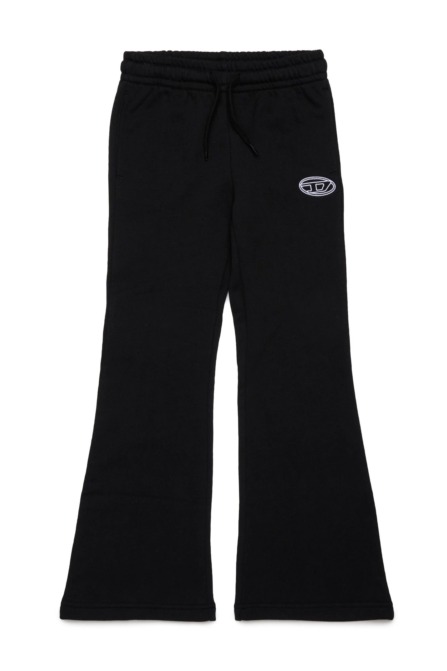 Pantaloni bootcut con logo Oval D