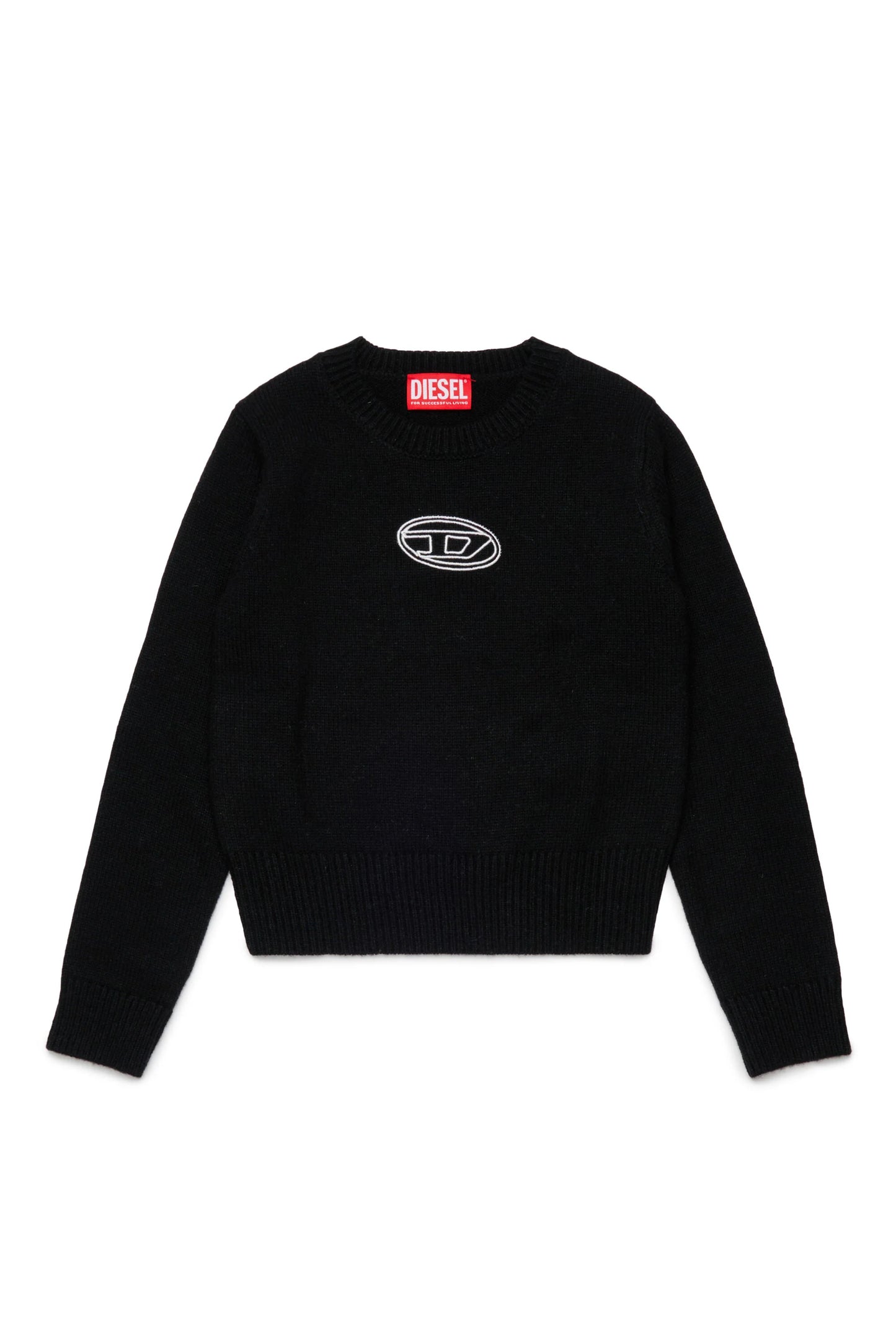 Diesel Pullover misto cashmere nero