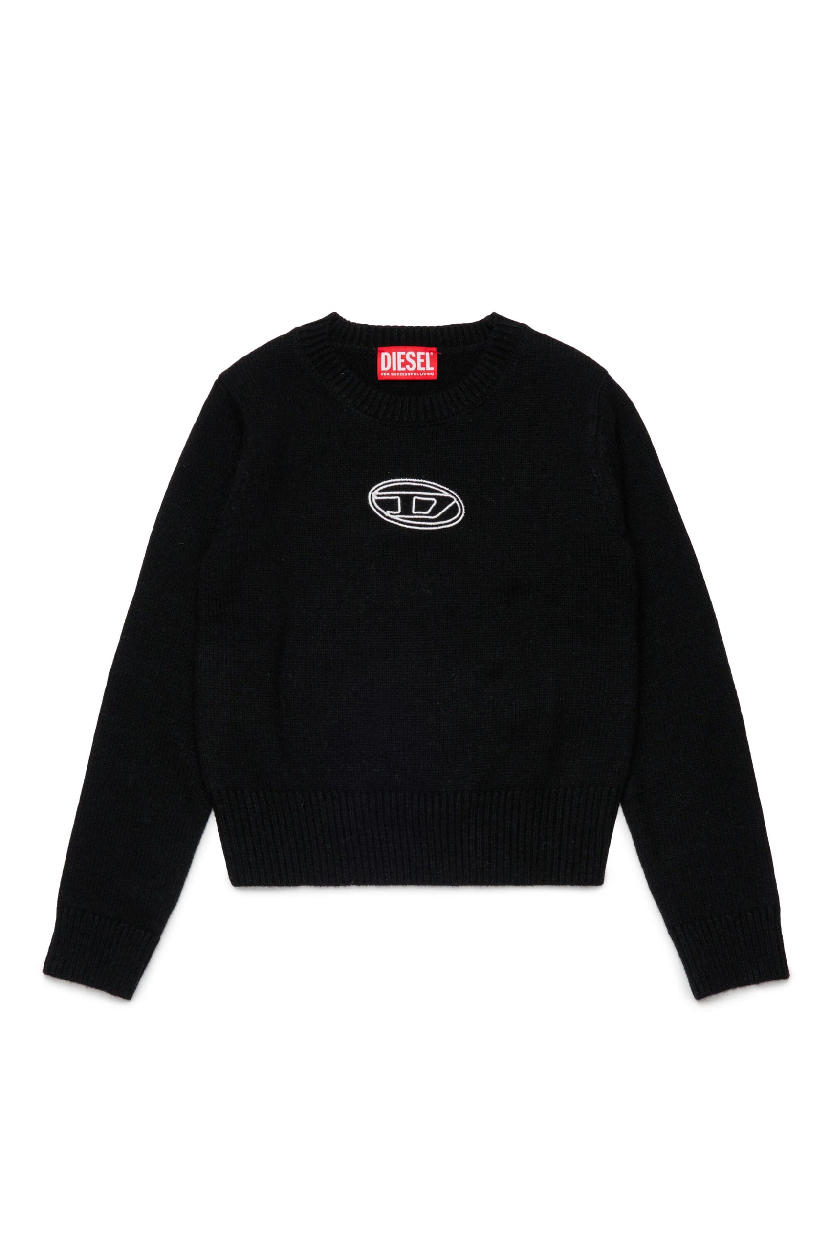 Diesel Pullover misto cashmere nero