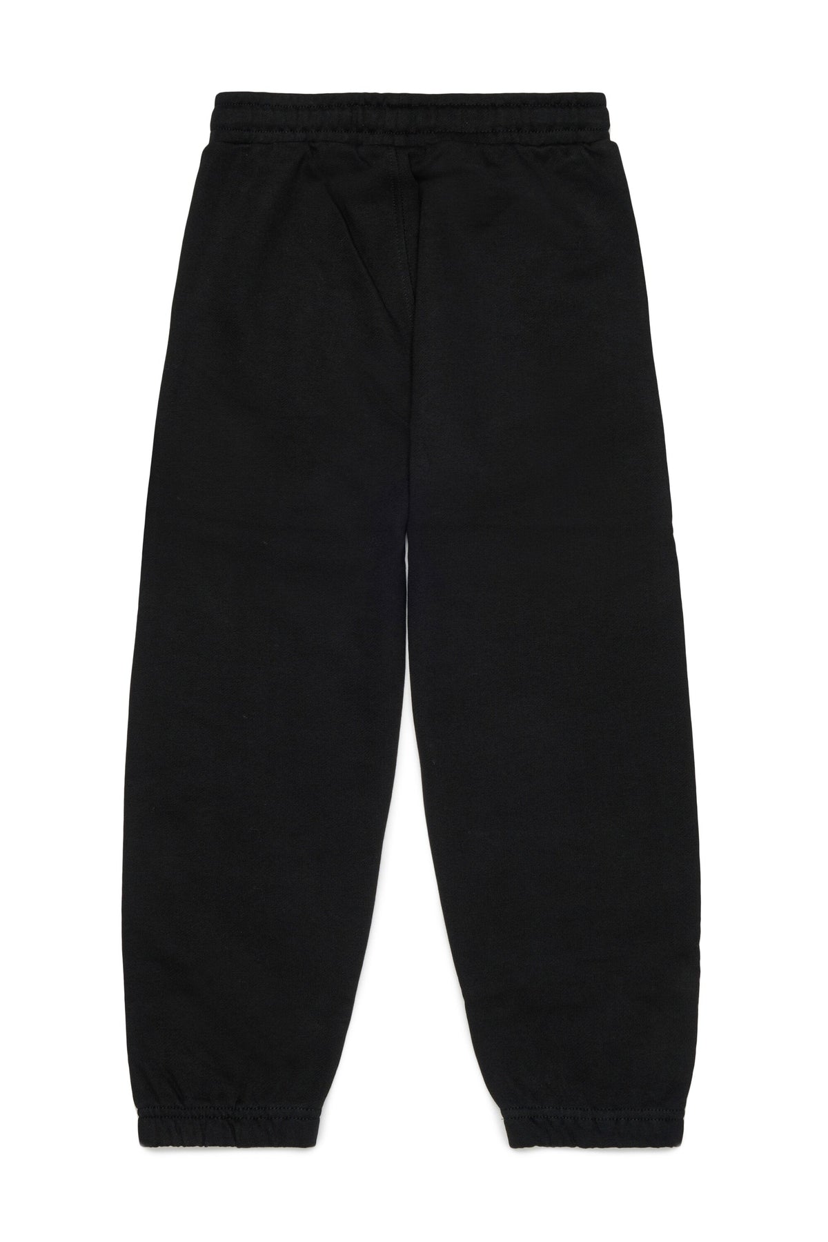 Diesel Pantalone jogger nero con patch D rossa