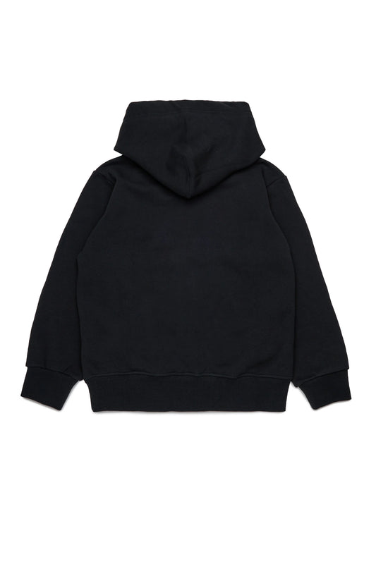 DIESEL Felpa con cappuccio e maxi logo
