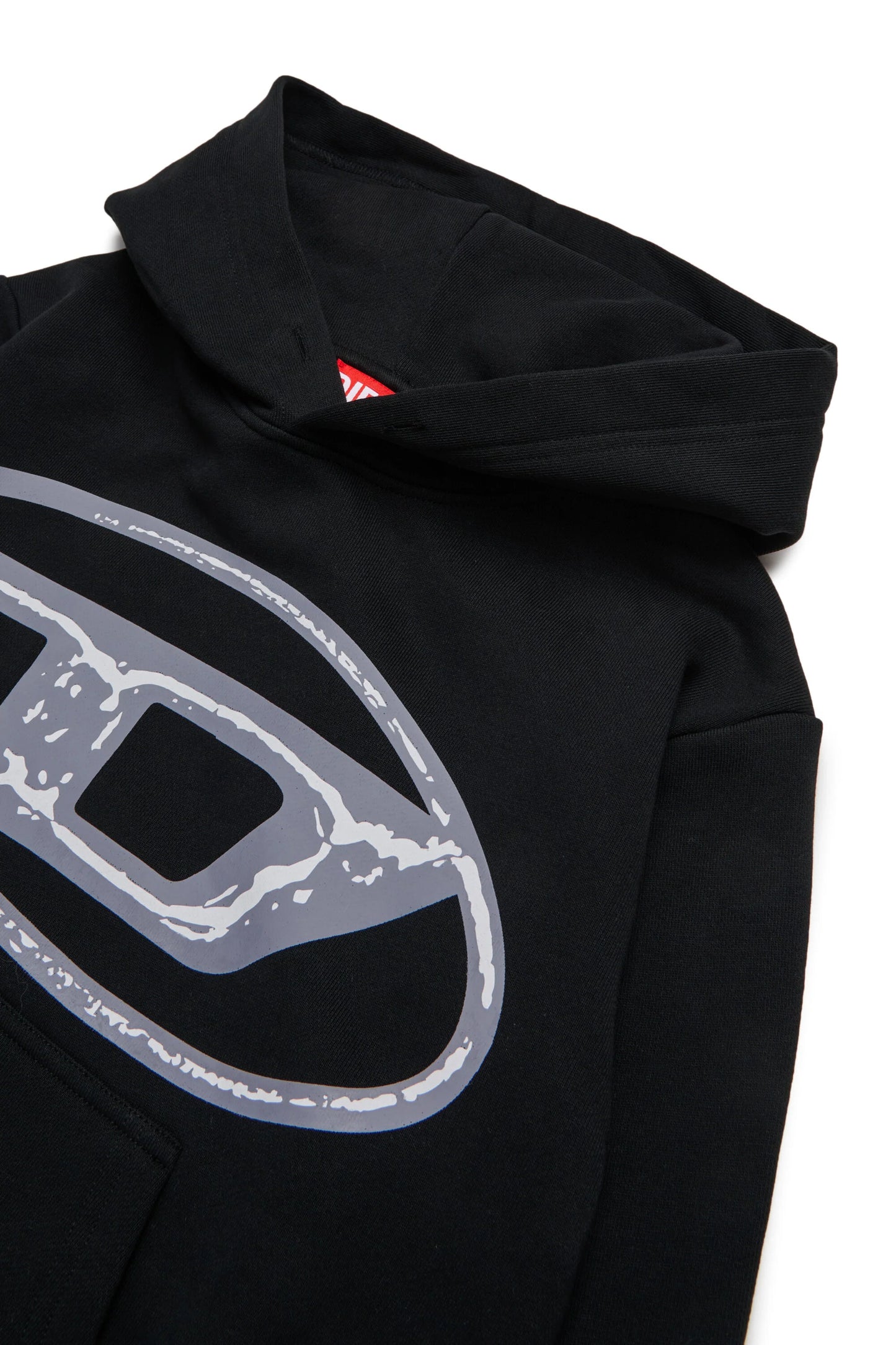 DIESEL Felpa con cappuccio e maxi logo