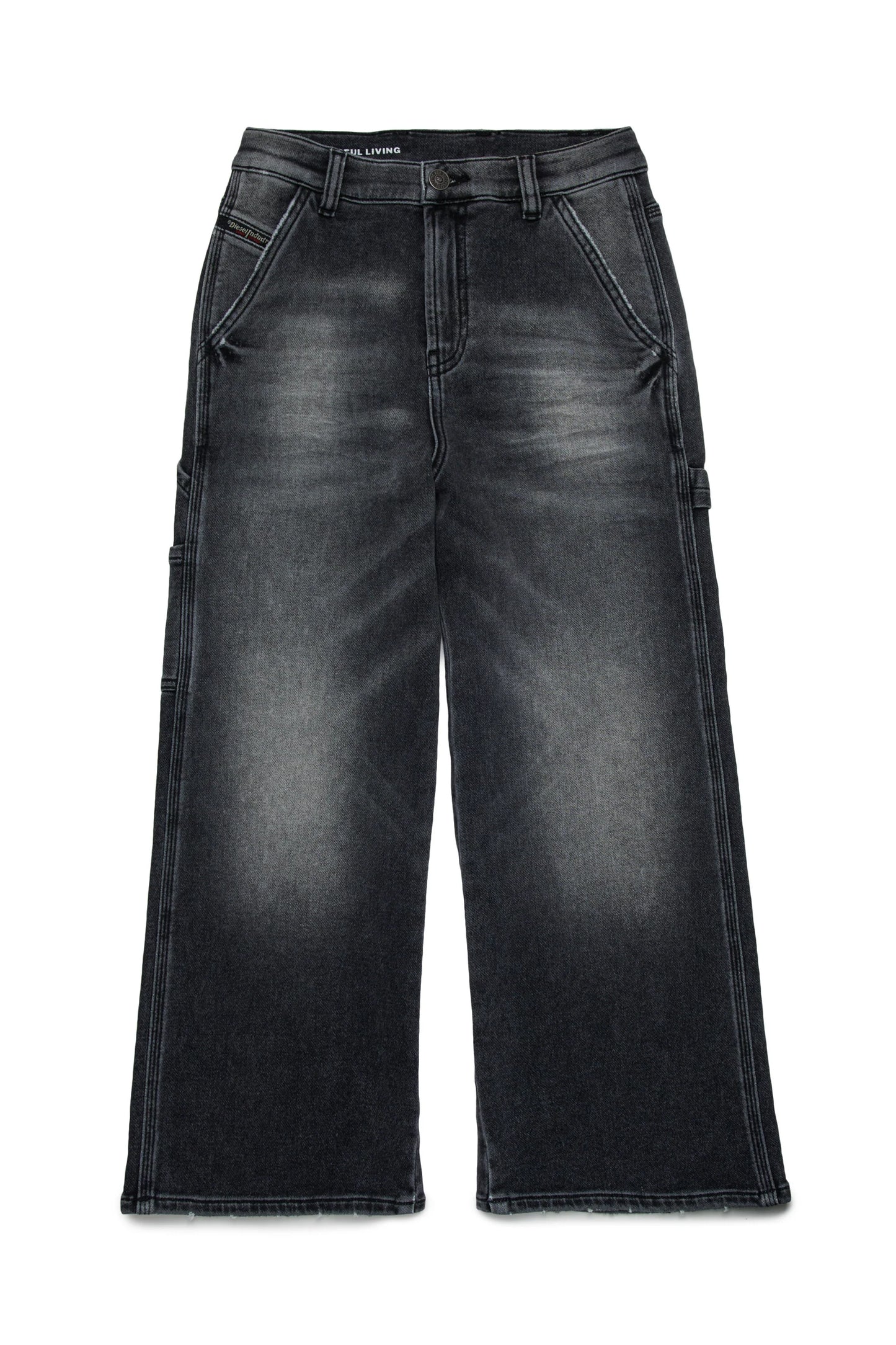 DIESEL JoggJeans® relaxed nero sfumato