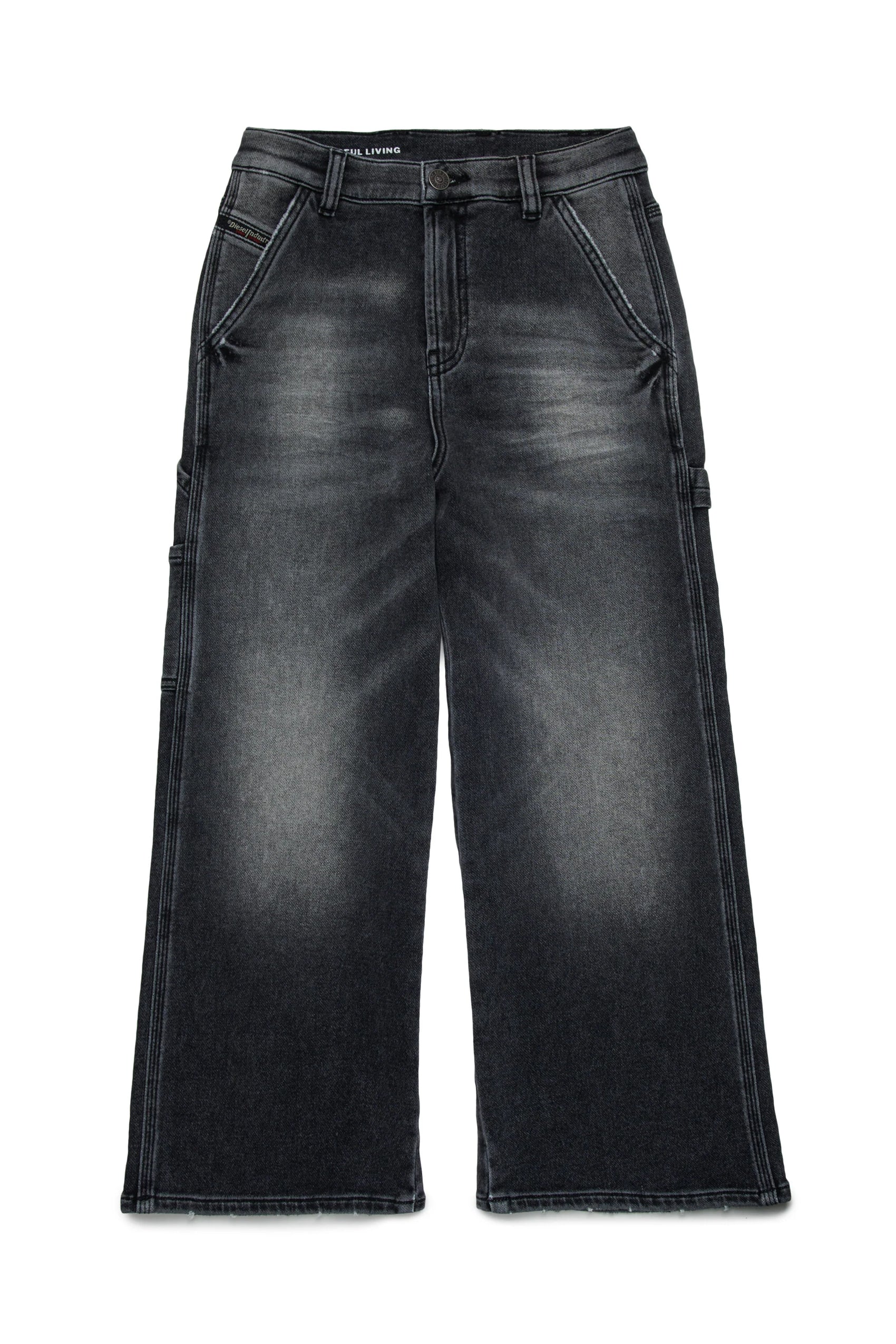 DIESEL JoggJeans® relaxed nero sfumato