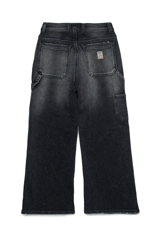 DIESEL JoggJeans® relaxed nero sfumato
