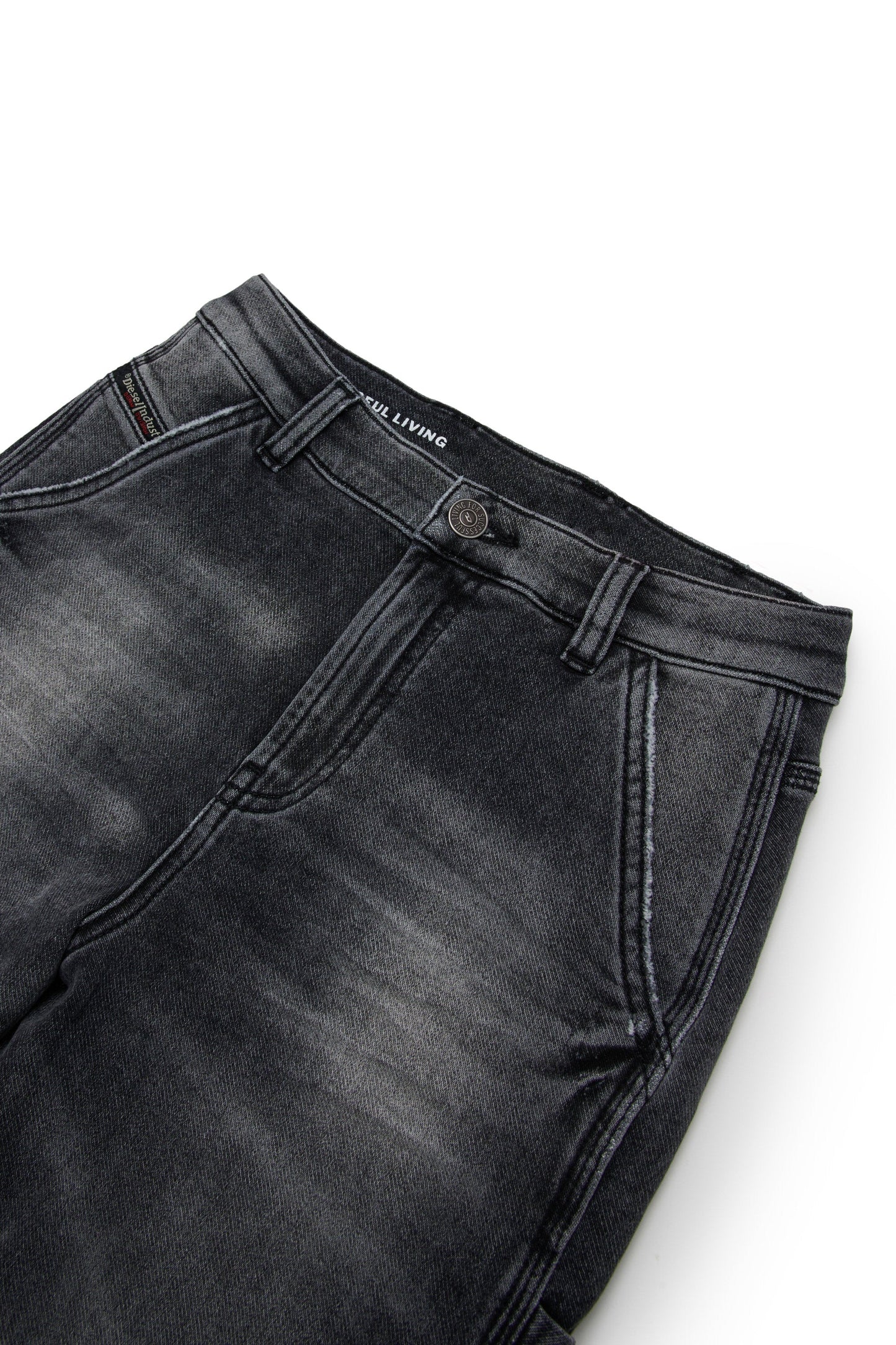 DIESEL JoggJeans® relaxed nero sfumato