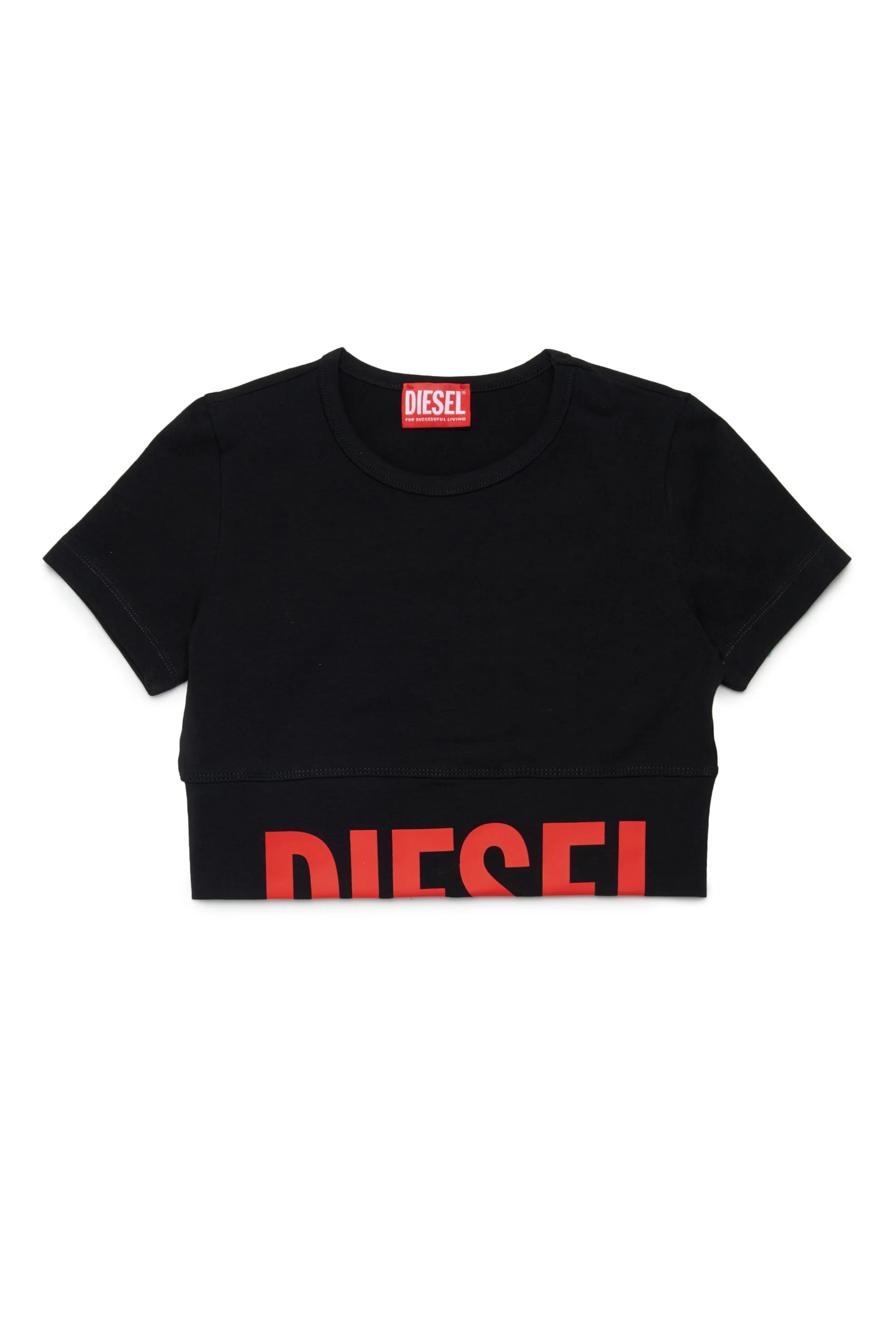 Diesel T-shirt girocollo cropped