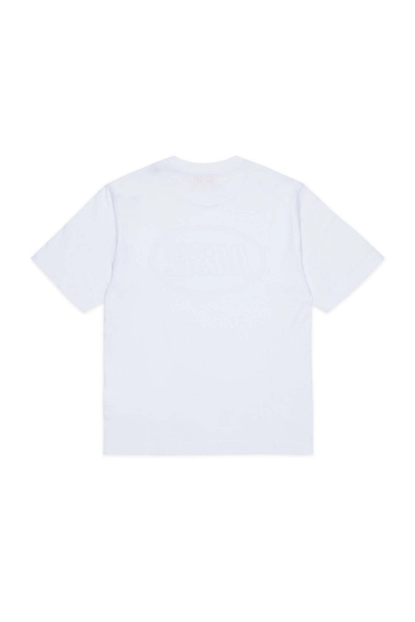 Diesel T-shirt bianca maxi logo